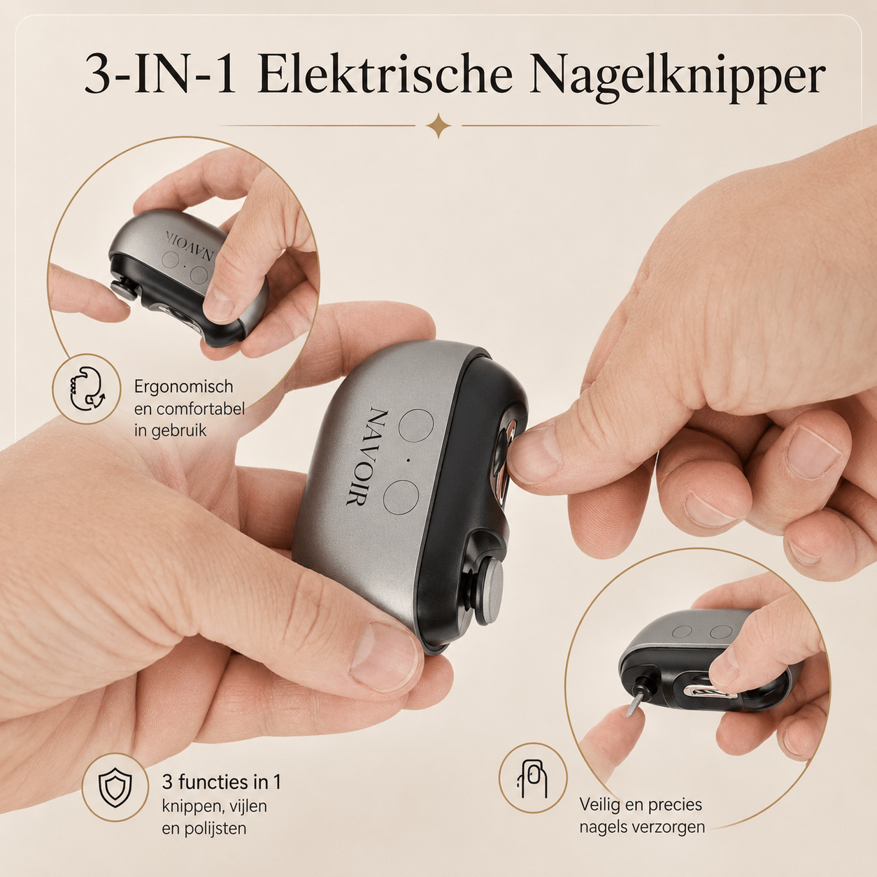Elektrische nagelknipper - Navoir