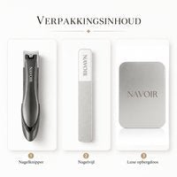 Professionele Nagelknipper met Opvangbakje (RVS) - Navoir